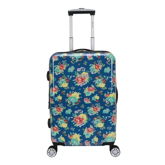 The Pioneer Woman Fancy flourish 21-inch Hardside Carry-On Luggage - Picture 1 of 9